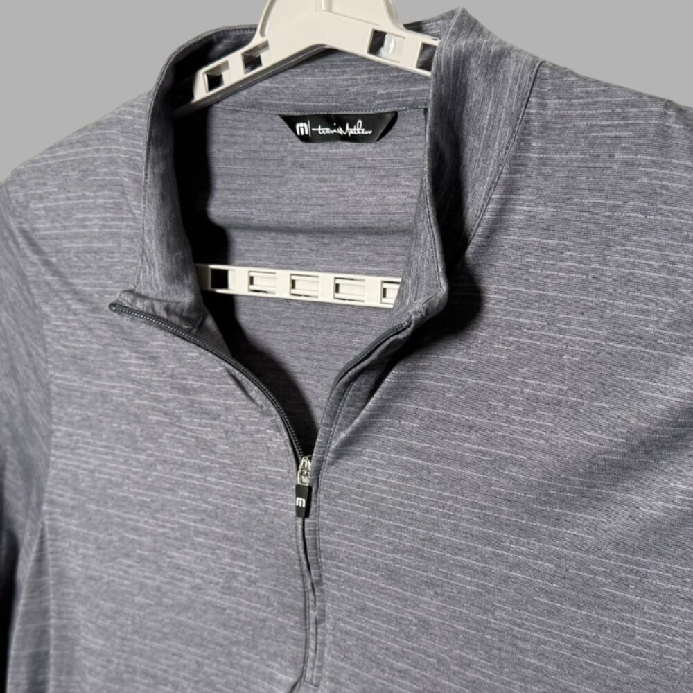 Travis Matthews Half Zip Golf Pullover Heather Gray Men’s Size XXL